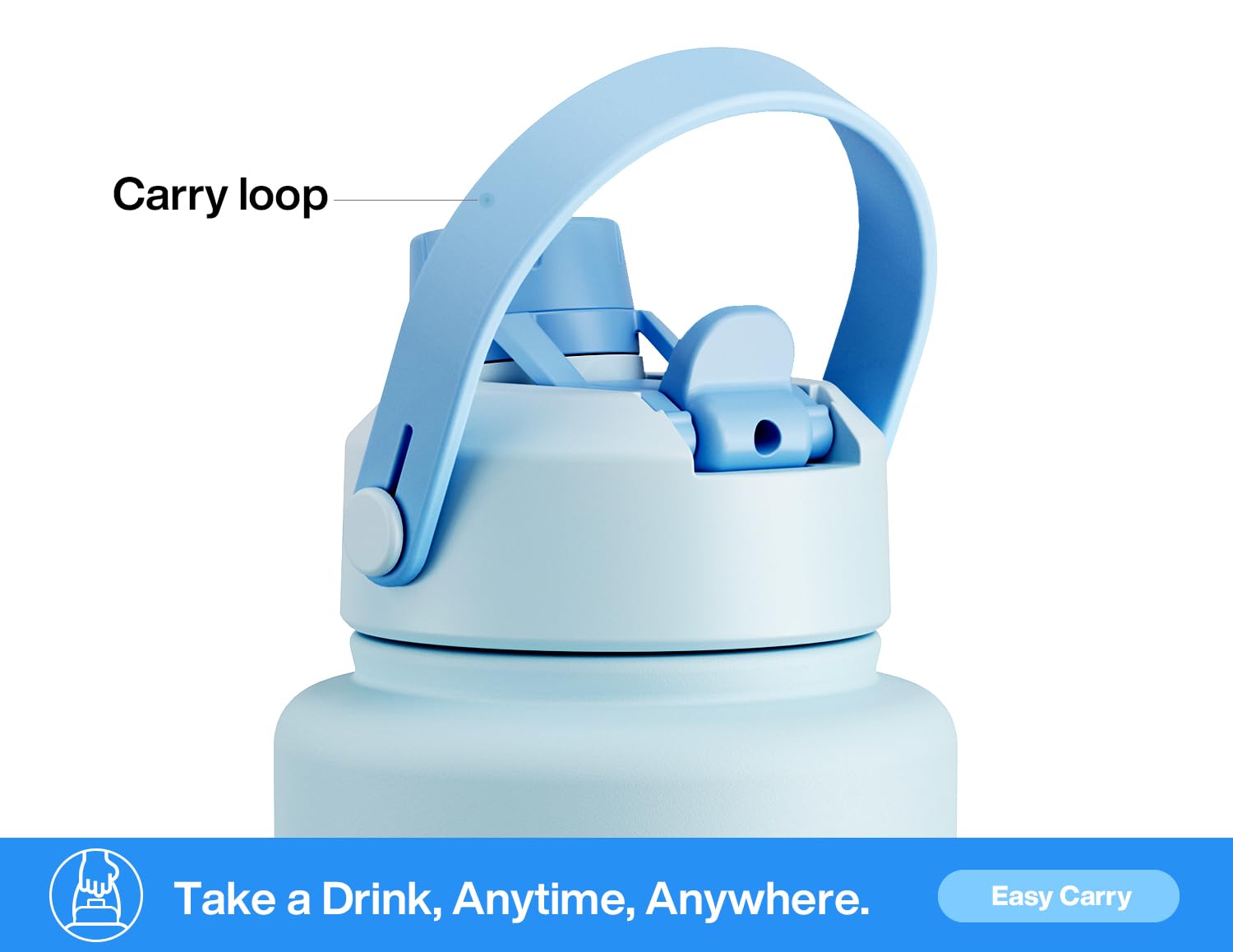 Wide mouth and stainless steel finish, easy to clean after workouts.