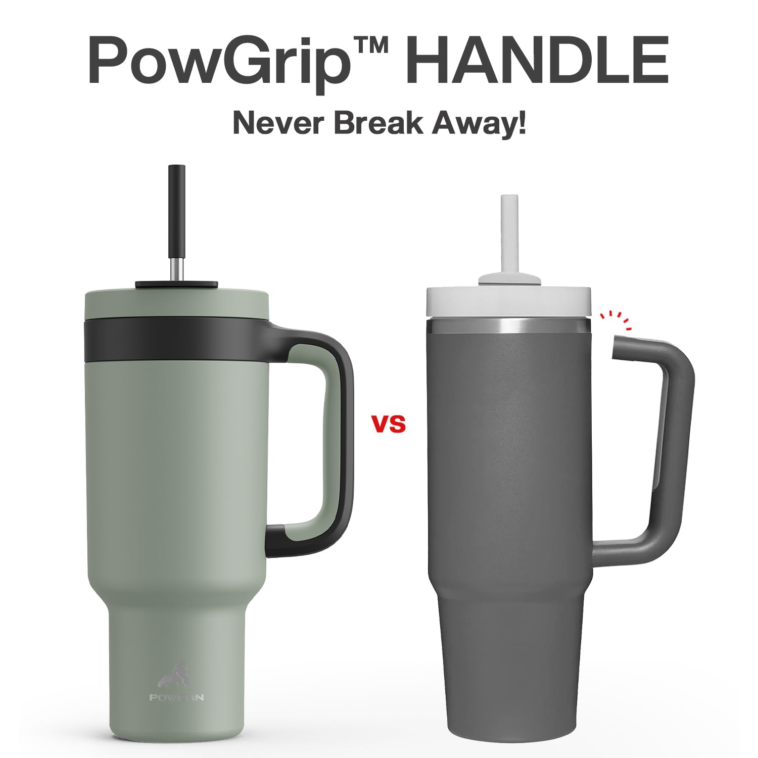 POWCAN Agave double-wall insulation keeps drinks cold with no condensation