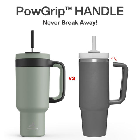 POWCAN Agave double-wall insulation keeps drinks cold with no condensation