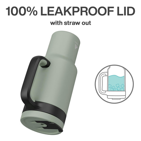 POWCAN Agave 2-in-1 lid leakproof prevents spills during travel