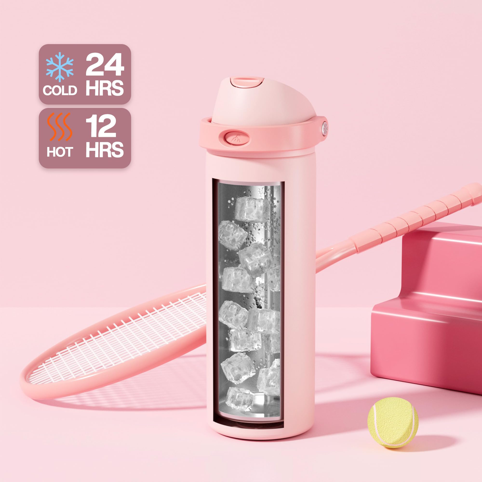 POWCAN quick-flip-straw supports casual sipping during workouts