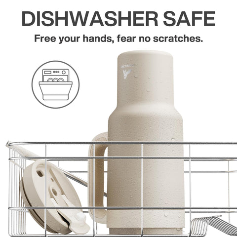POWCAN tumbler is dishwasher safe for quick cleanup after busy days.