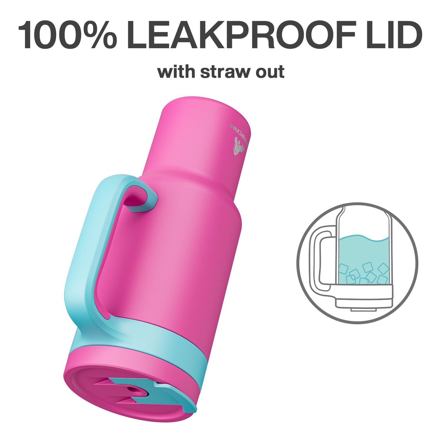 POWCAN dishwasher-safe stainless steel tumbler simplifies cleanup.