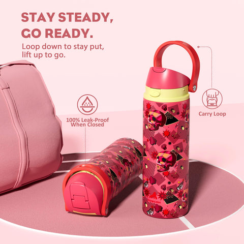 POWCAN insulation image shows cold beverages for up to 24 hours.