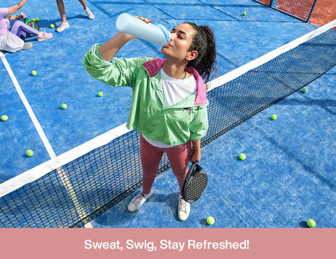 POWCAN rugged bottle suited for gym, school, and travel adventures.