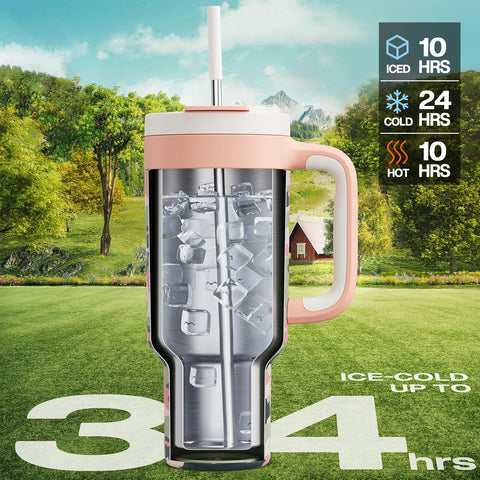 POWCAN handle-rose-dappled offers a secure grip during outdoor activities.