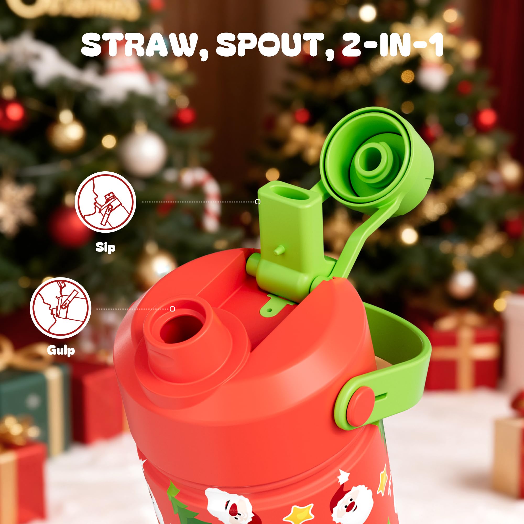 POWCAN kid with easy-grip handle designed for small hands