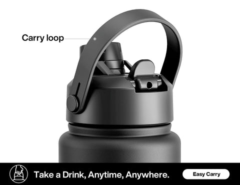POWCAN leak-proof bottle designed for travel and workouts.