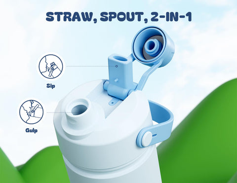 Powcan leak-proof bottle ready for bags and workouts