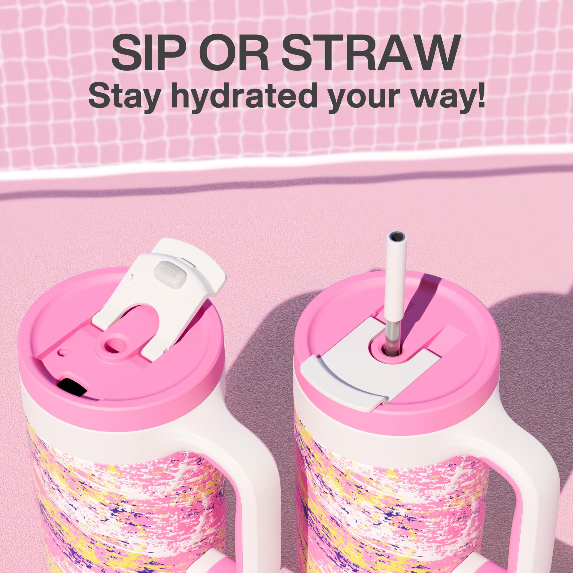 Powcan PowGrip handle offers a sturdy grip during outdoor activities.