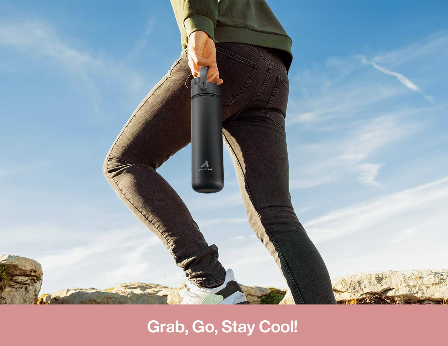 POWCAN cold insulation keeps drinks refreshing for hours.