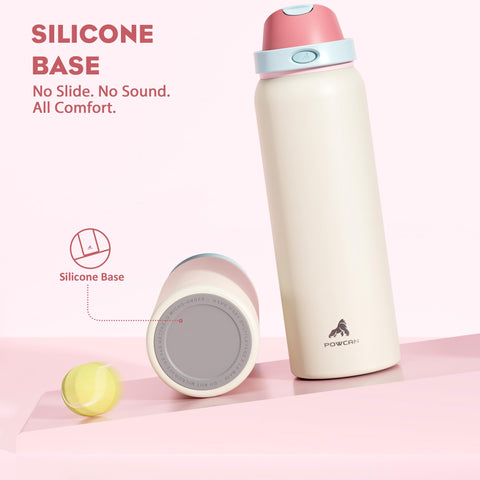 POWCAN stable silicone base prevents slips and clanks