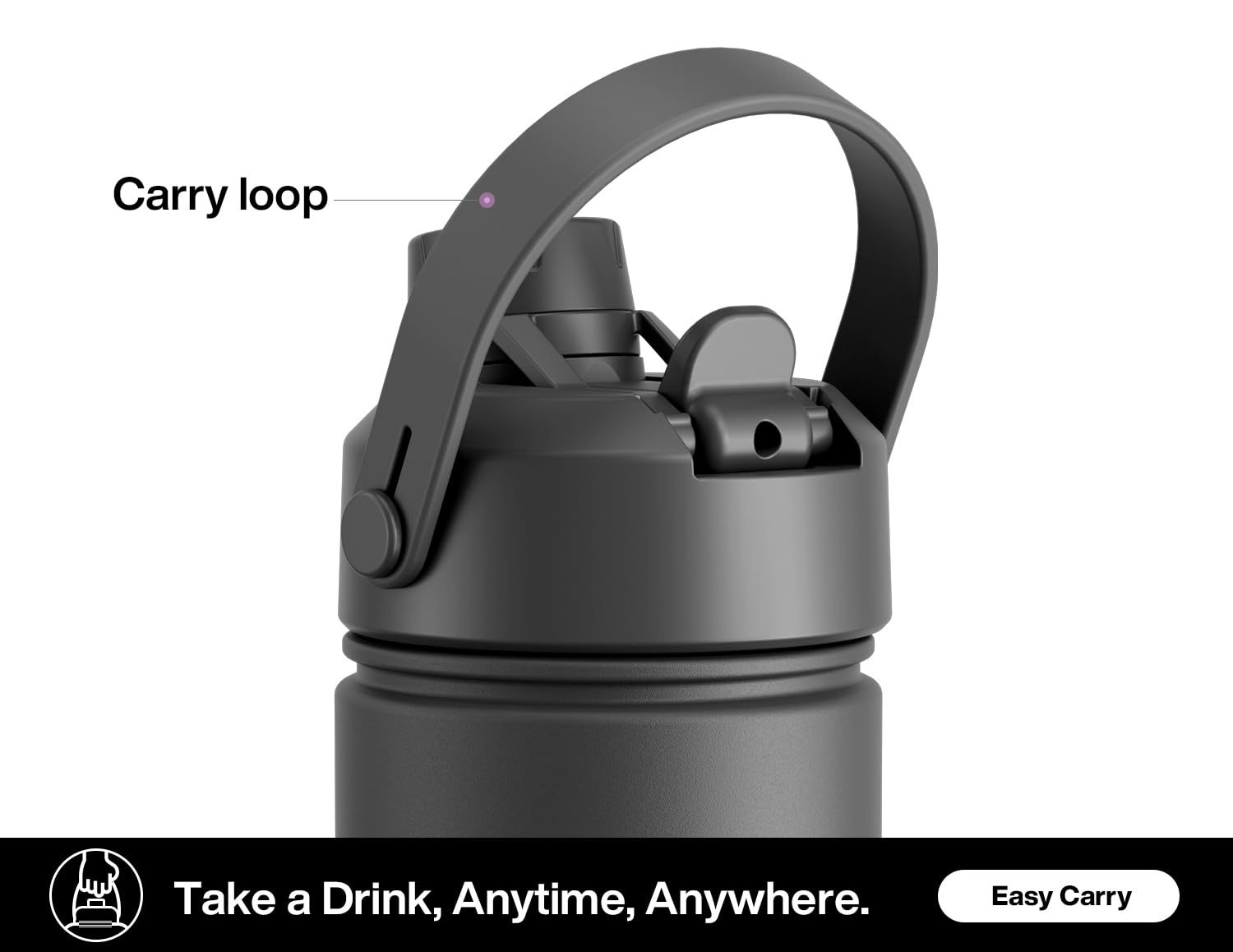 POWCAN wide-mouth design for easy cleaning and quick refills.