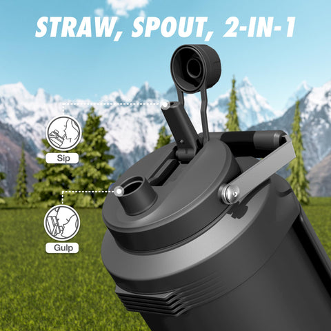 POWCAN wide-mouth opening for easy ice filling and quick cleaning