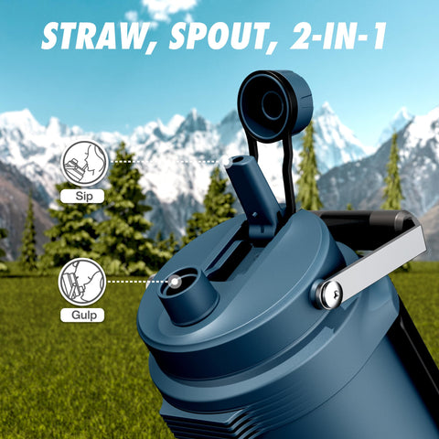 Powcan wide mouth makes filling ice and cleaning easy.