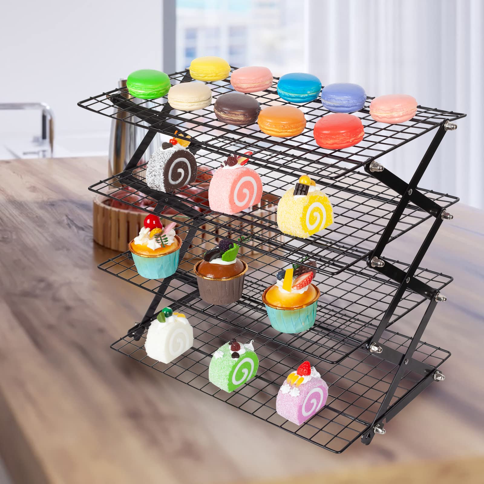 PowerKing easy-clean foldable rack for quick setup and transport