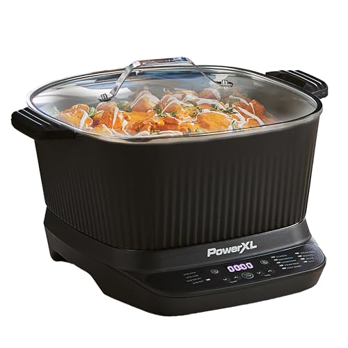 PowerXL StirMax Deluxe automatic-stir speeds up soups and stews.