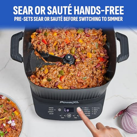 PowerXL StirMax Plus 7.5-quart capacity ideal for feeding a family