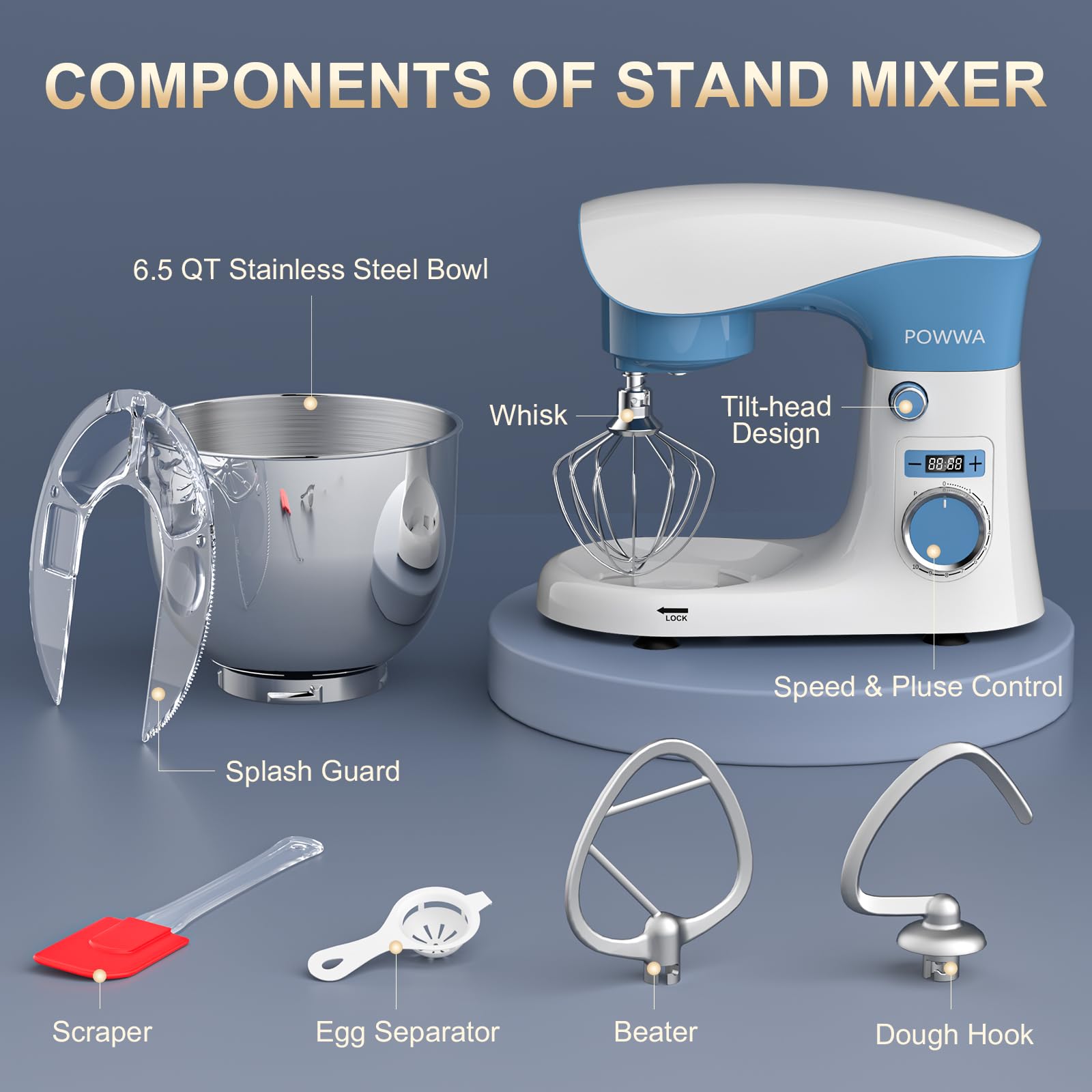 POWWA pouring shield reduces splatter during mixing and pouring.