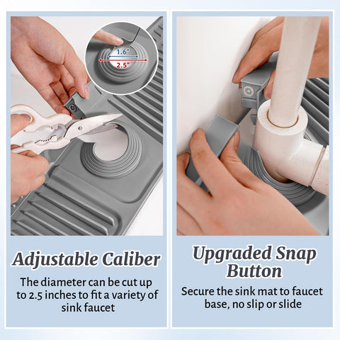 PoYang 90-degree foldable design attaches to wall for countertop flexibility.