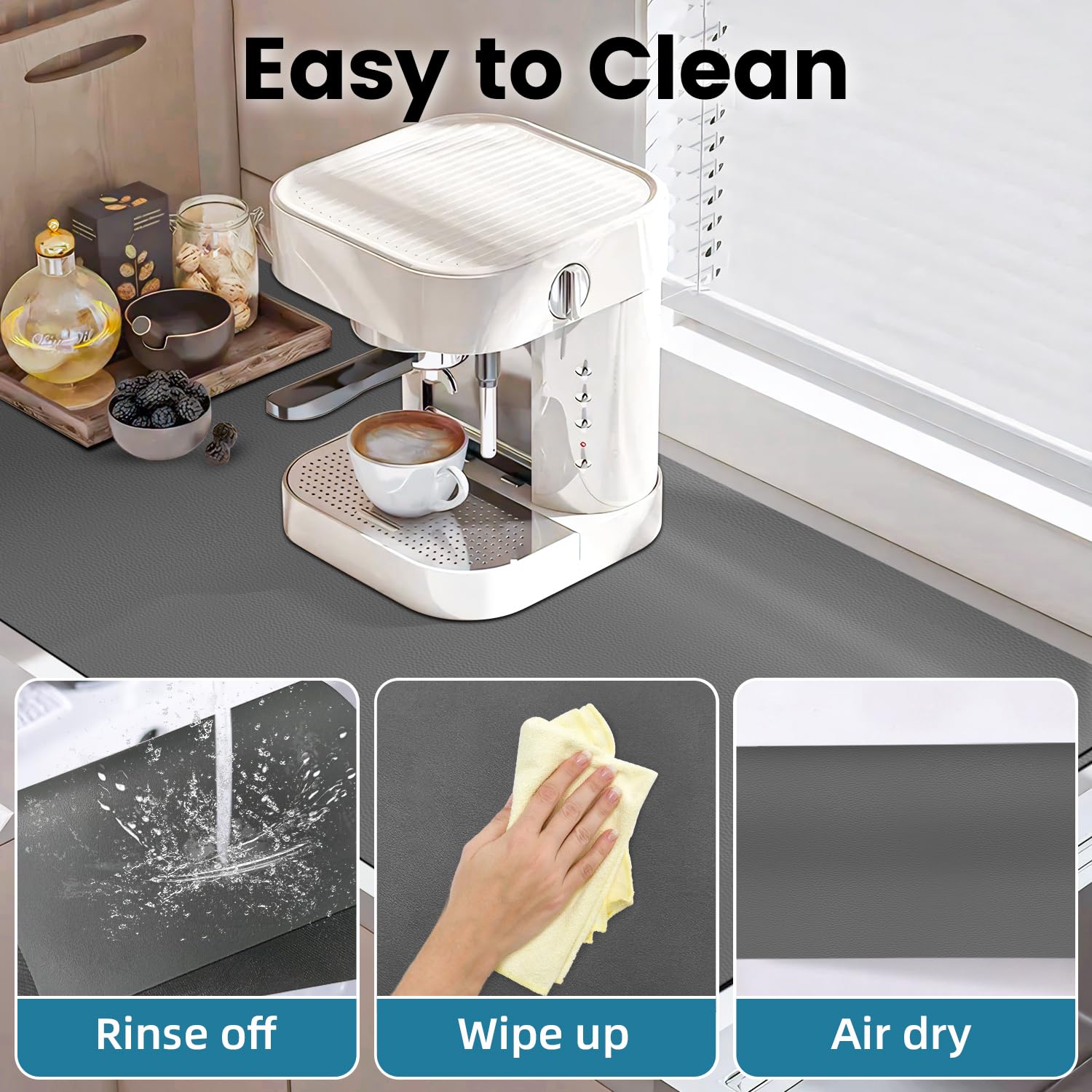 PoYang coffee mat multipurpose use for drying or pet mat needs