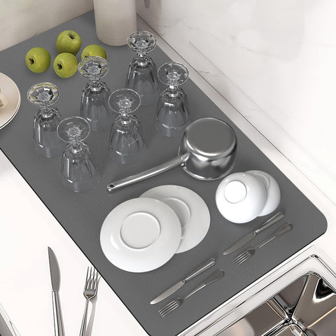 PoYang coffee mat fits under espresso machines for stability