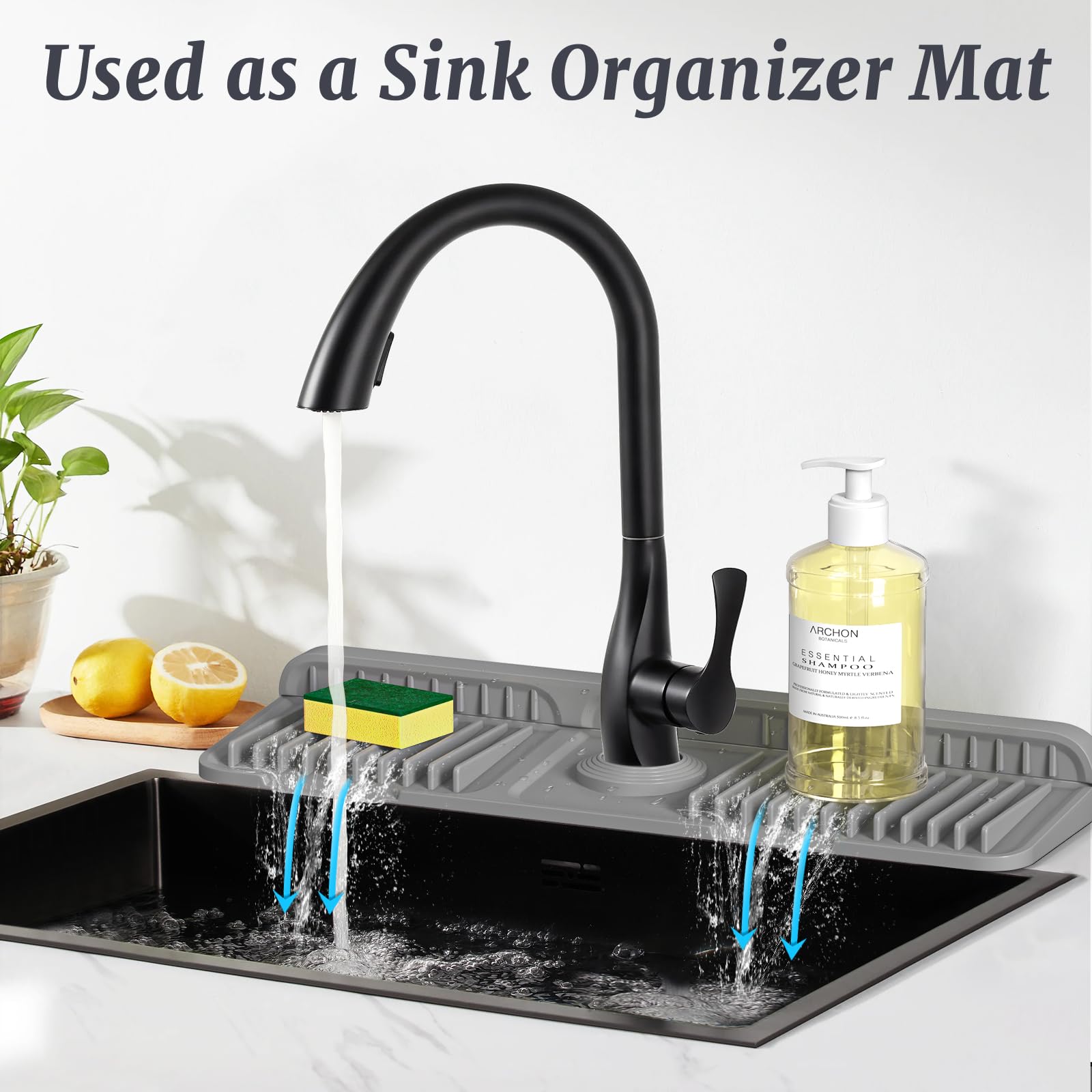 PoYang 7-degree slope promotes smooth water drainage from faucet base.
