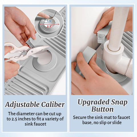 PoYang non-slip snap button keeps the guard in place during use.