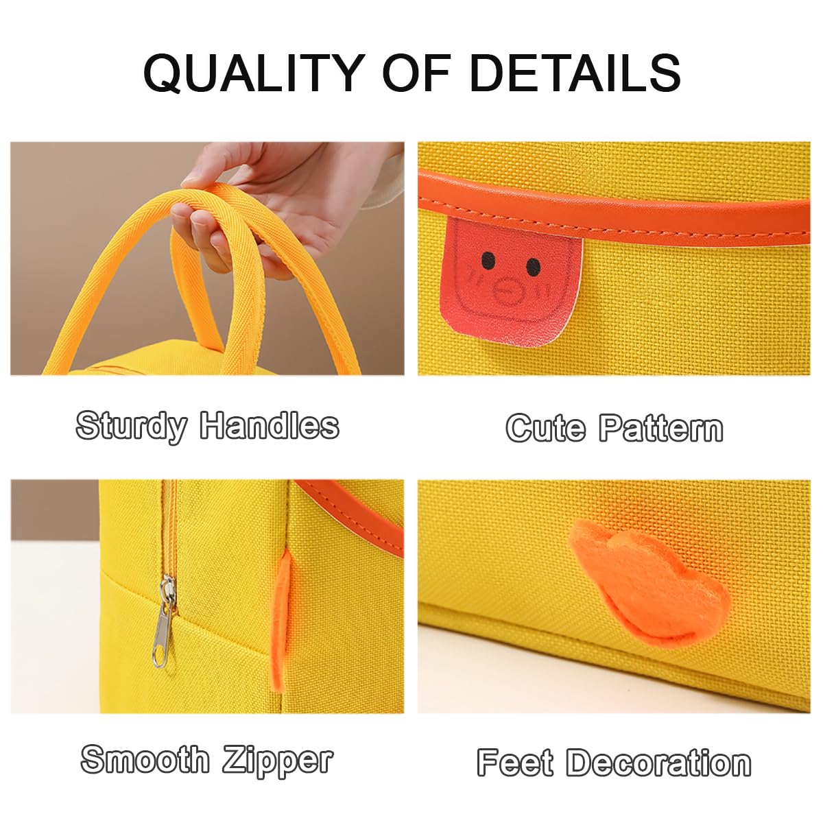 POYIPI durable nylon lunch bag for daily use