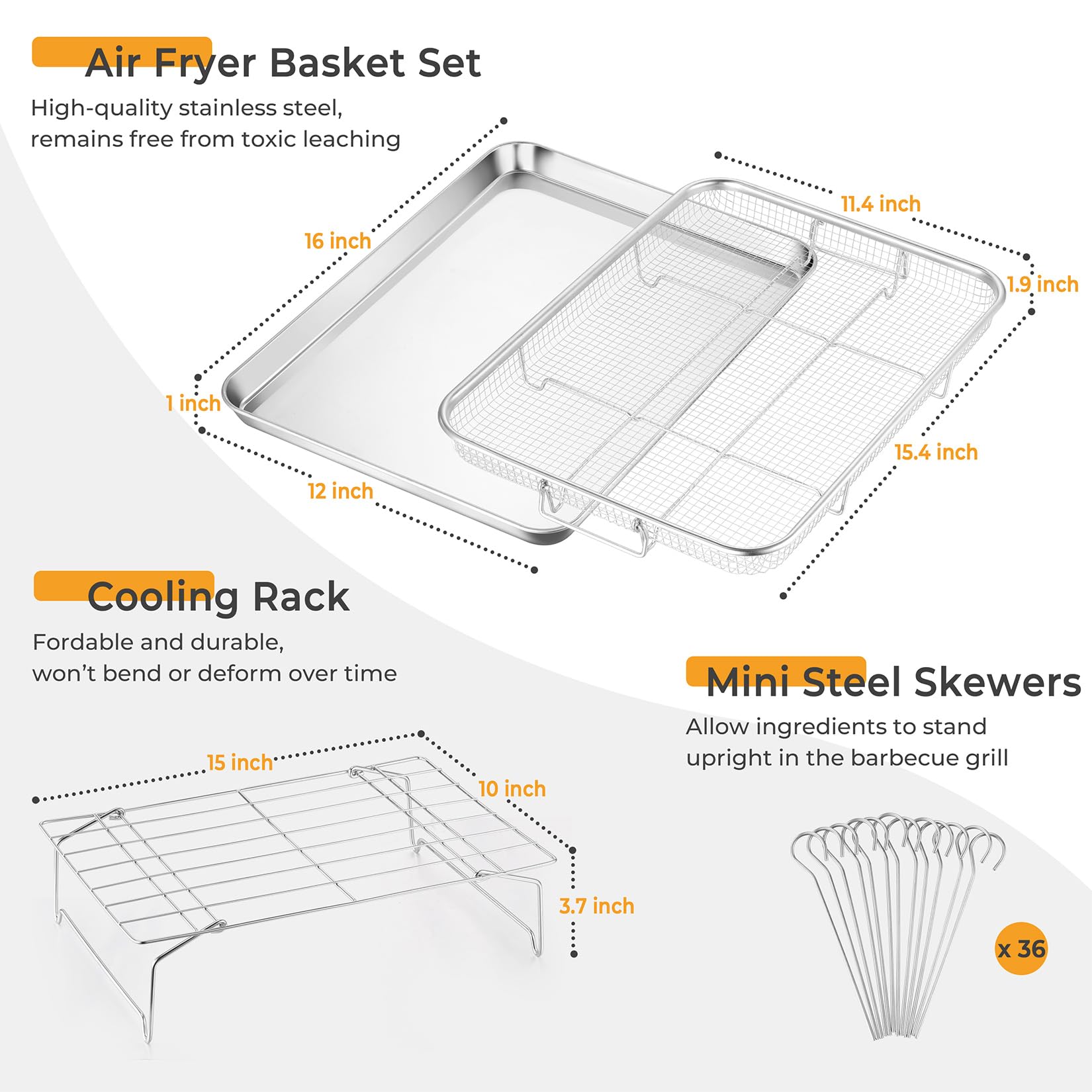 P&P CHEF collapsible cooling rack offers compact storage and versatile cooling