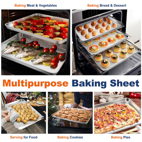 P&P CHEF dishwasher-safe bakeware for easy maintenance.