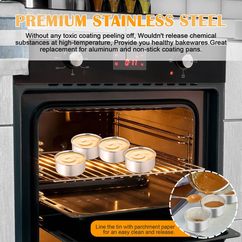 P&P CHEF durable stainless steel bakeware designed for long-lasting use.