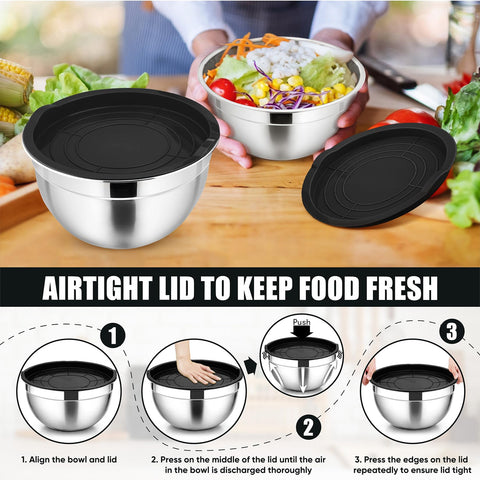 P&P CHEF bowls in a modern kitchen look blend with any decor.