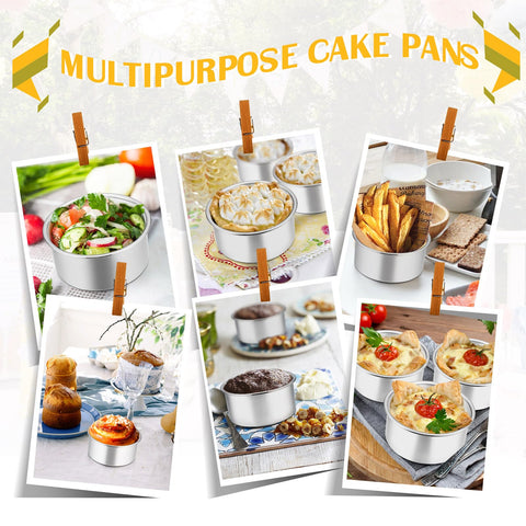 P&P CHEF mini brownie tartlet pan enables single-serving desserts.