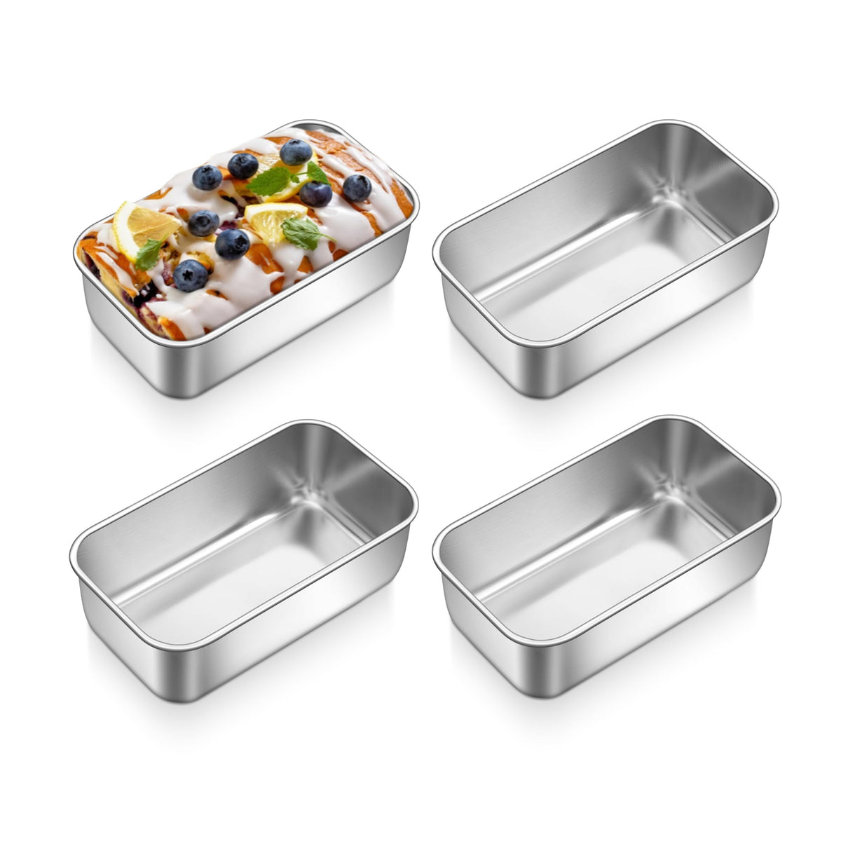 P&P CHEF mini loaf pans on a counter for easy everyday baking.