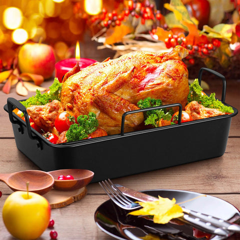 P&P CHEF nonstick coating simplifies cleaning and food release.