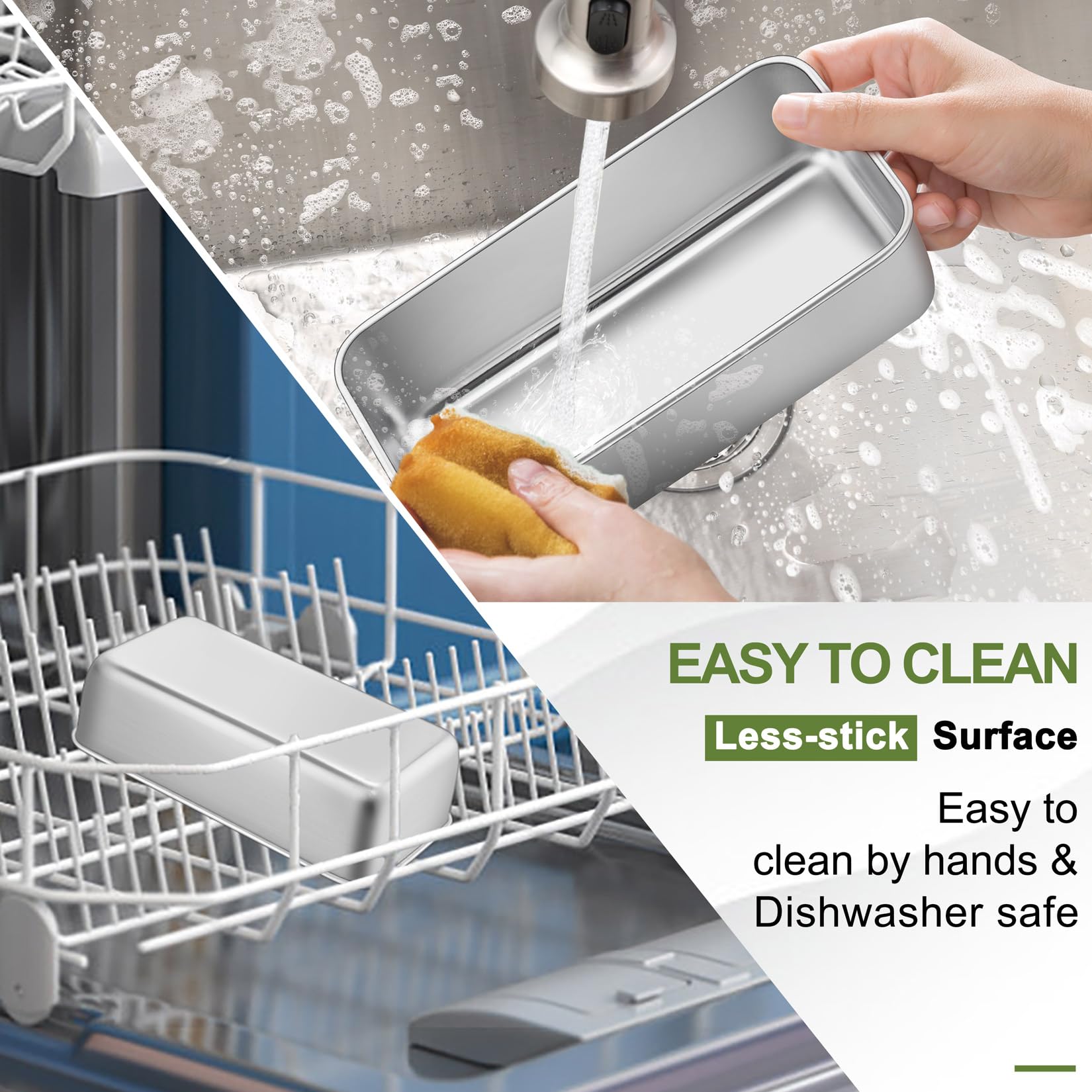 Oven-safe P&P CHEF pans support even heat and dependable baking