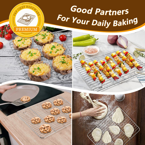 P&P CHEF parallel rack design improves airflow for crisp results.