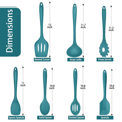 P&P CHEF silicone slotted spoon ideal for draining sauces and soups