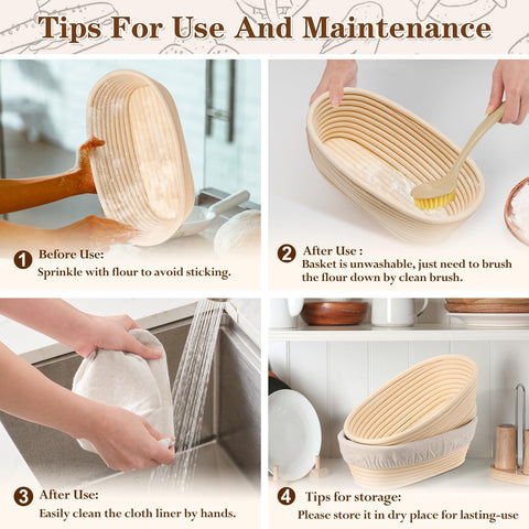 P&amp;P CHEF cloth liner simplifies cleanup after proofing
