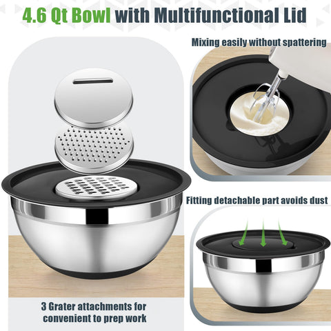 P&P CHEF stainless steel exterior with brush-polished finish for easy cleaning.