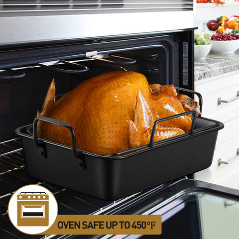 P&P CHEF stainless steel core resists warping for durable performance.