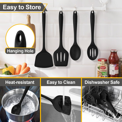 P&P CHEF utensils are dishwasher-safe for easy cleaning