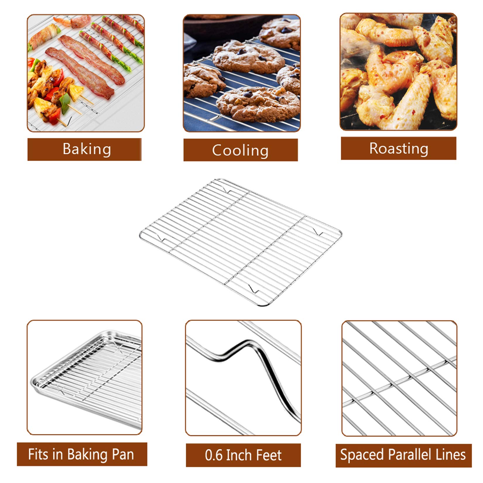 P&P CHEF dishwasher-safe roaster pan for easy cleanup