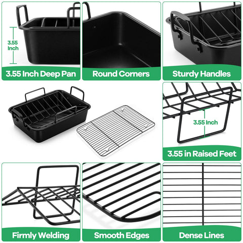 P&P CHEF flat rack doubles as cooling rack for cookies or small pastries