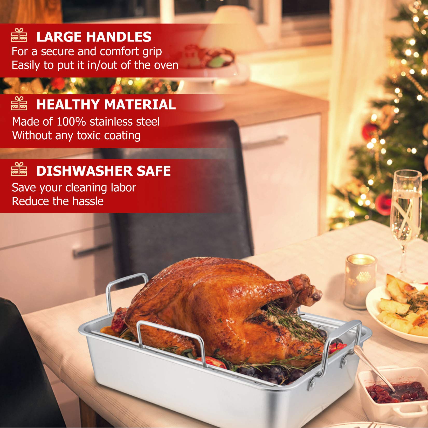 P&P CHEF versatile set suitable for lasagna and roasts