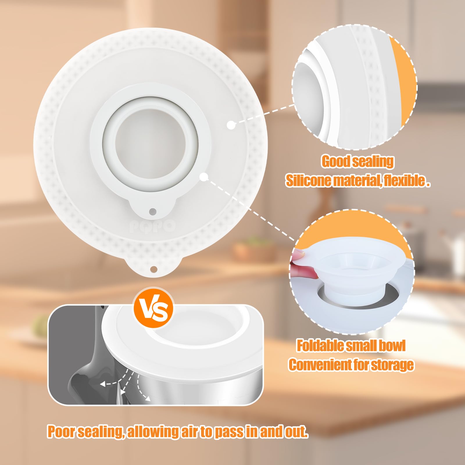 PQPO silicone cover is dishwasher-safe for quick cleanup after baking.