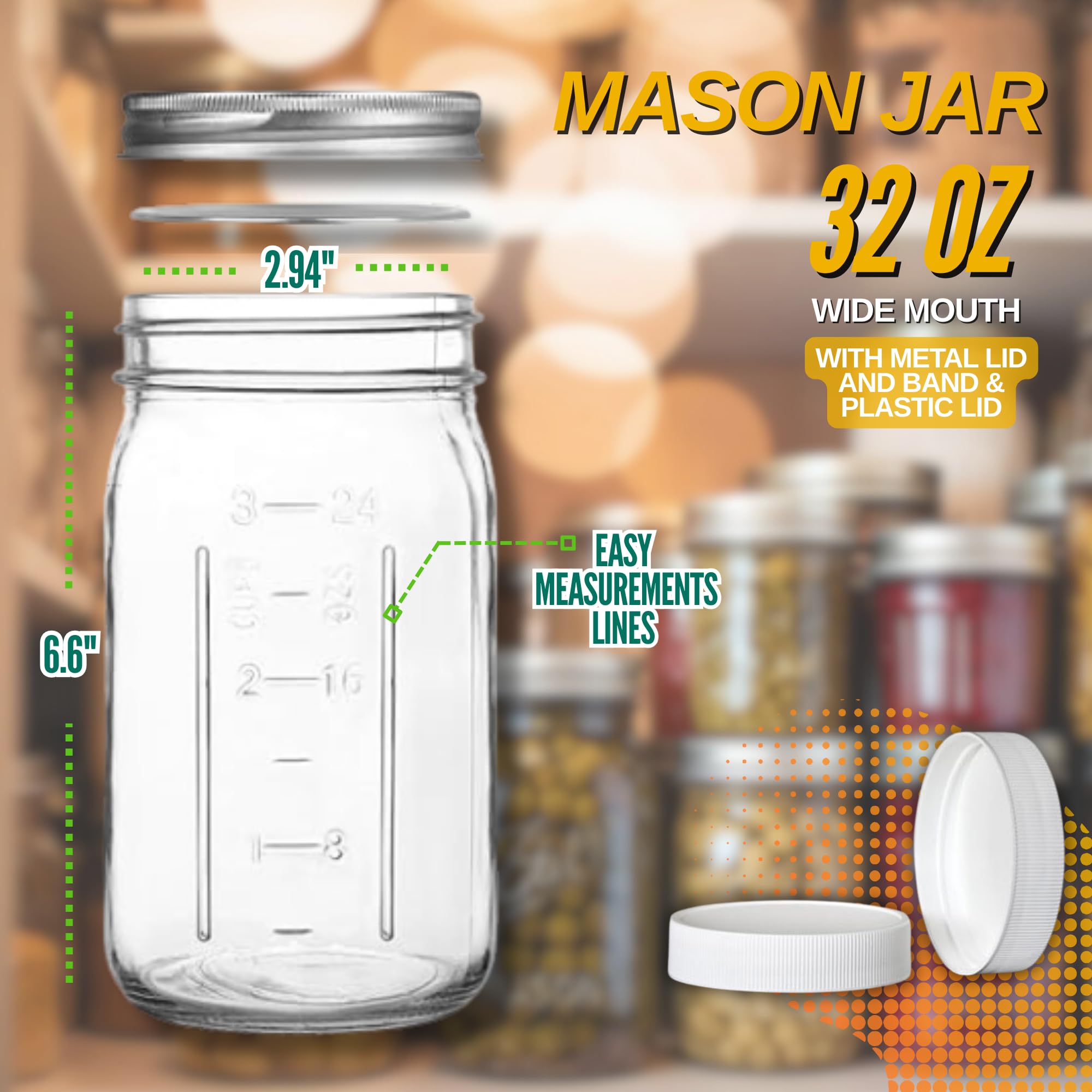 Close-up of microwave-safe feature on PR1M3 wide-mouth jar
