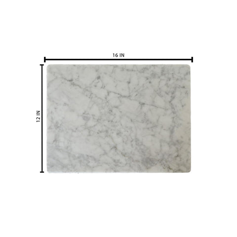 Pracfit marble board with beveled edges enhances safety and durability during slicing