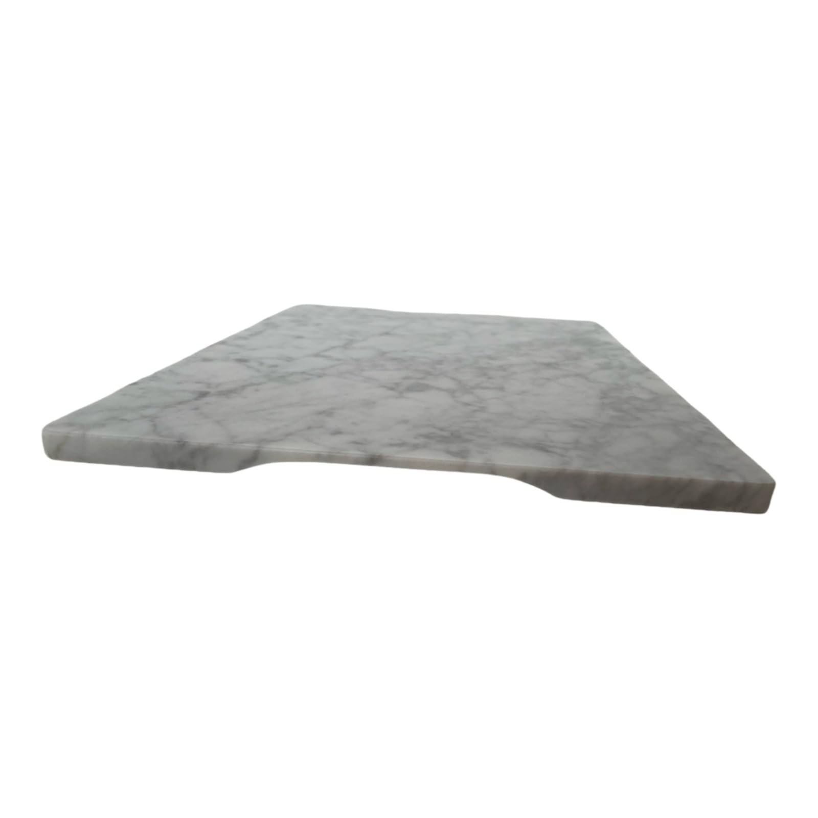 Non-slip feet keep the board steady, protecting countertops and dough